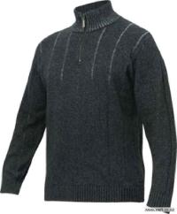 Merino Possum herretrøje m/kort zip